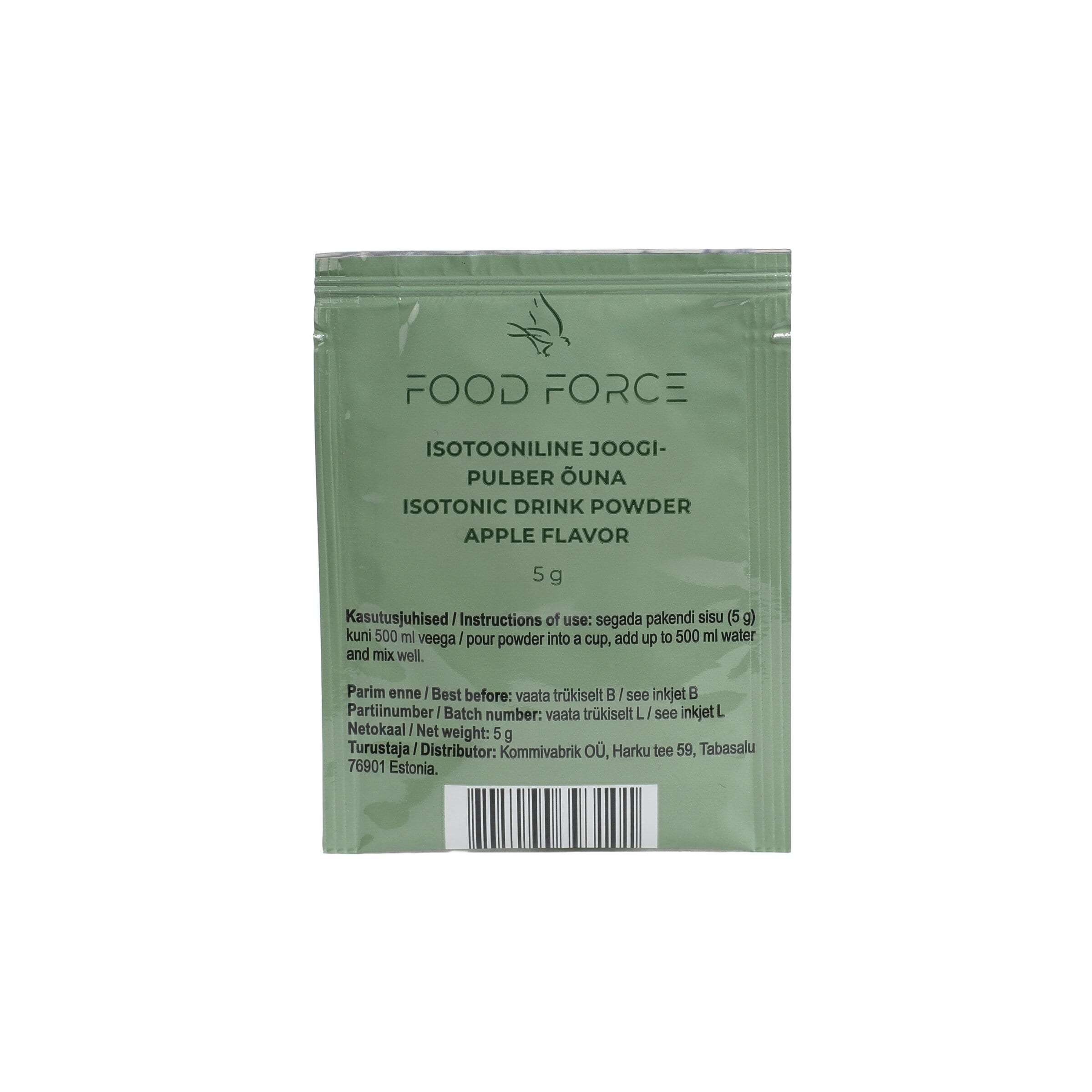 Food Force Drikkepulver - Eple - 100stk