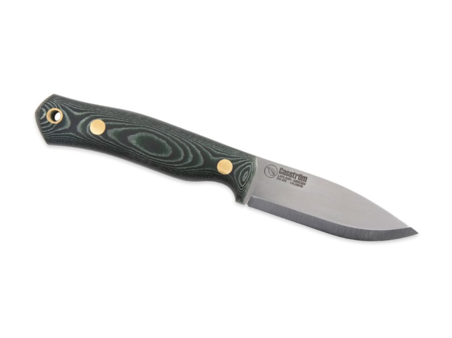 Casström No. 8 Swedish Forrest Knife, Green micarta