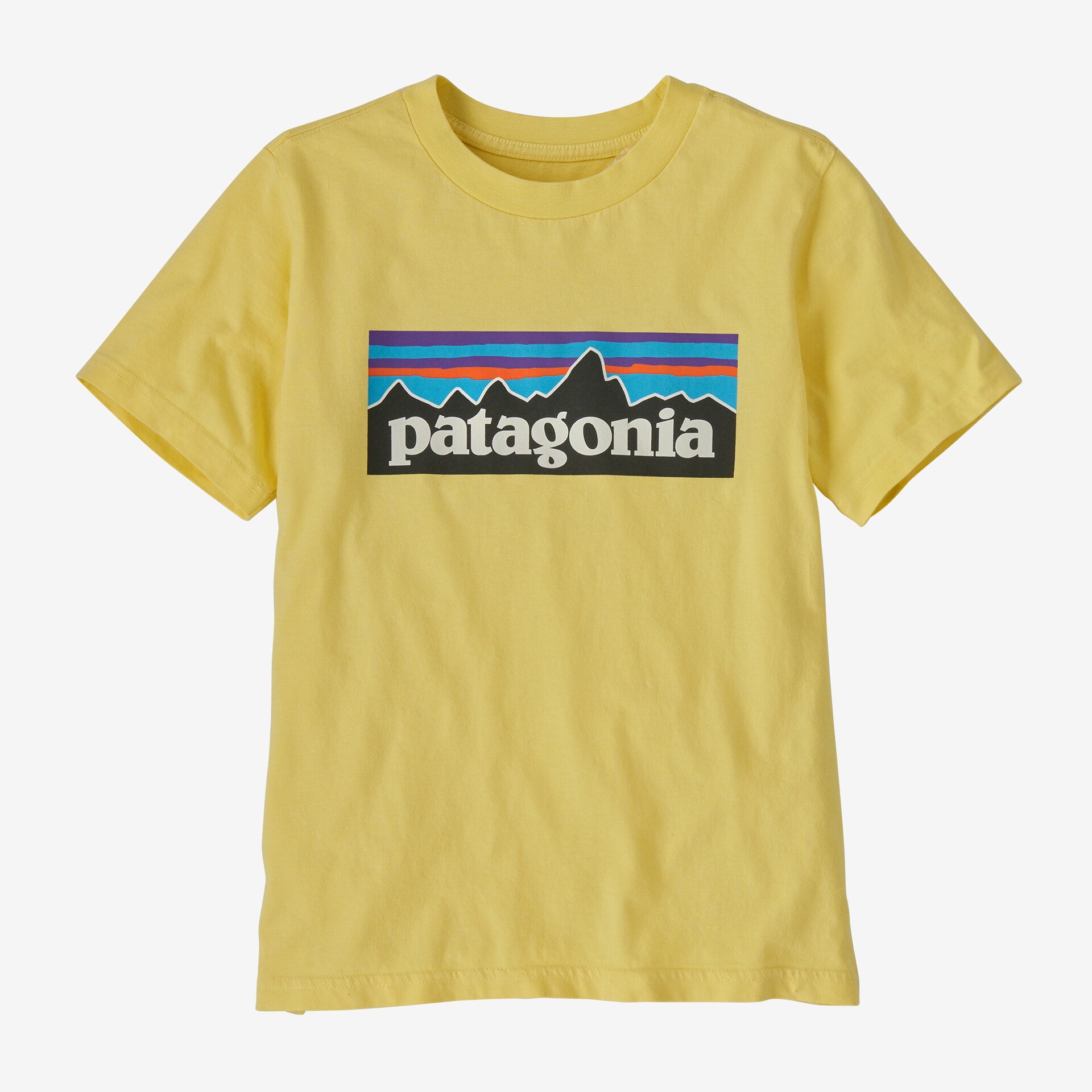 Patagonia Kids P-6 Logo T-Shirt Milled Yellow L (12år)