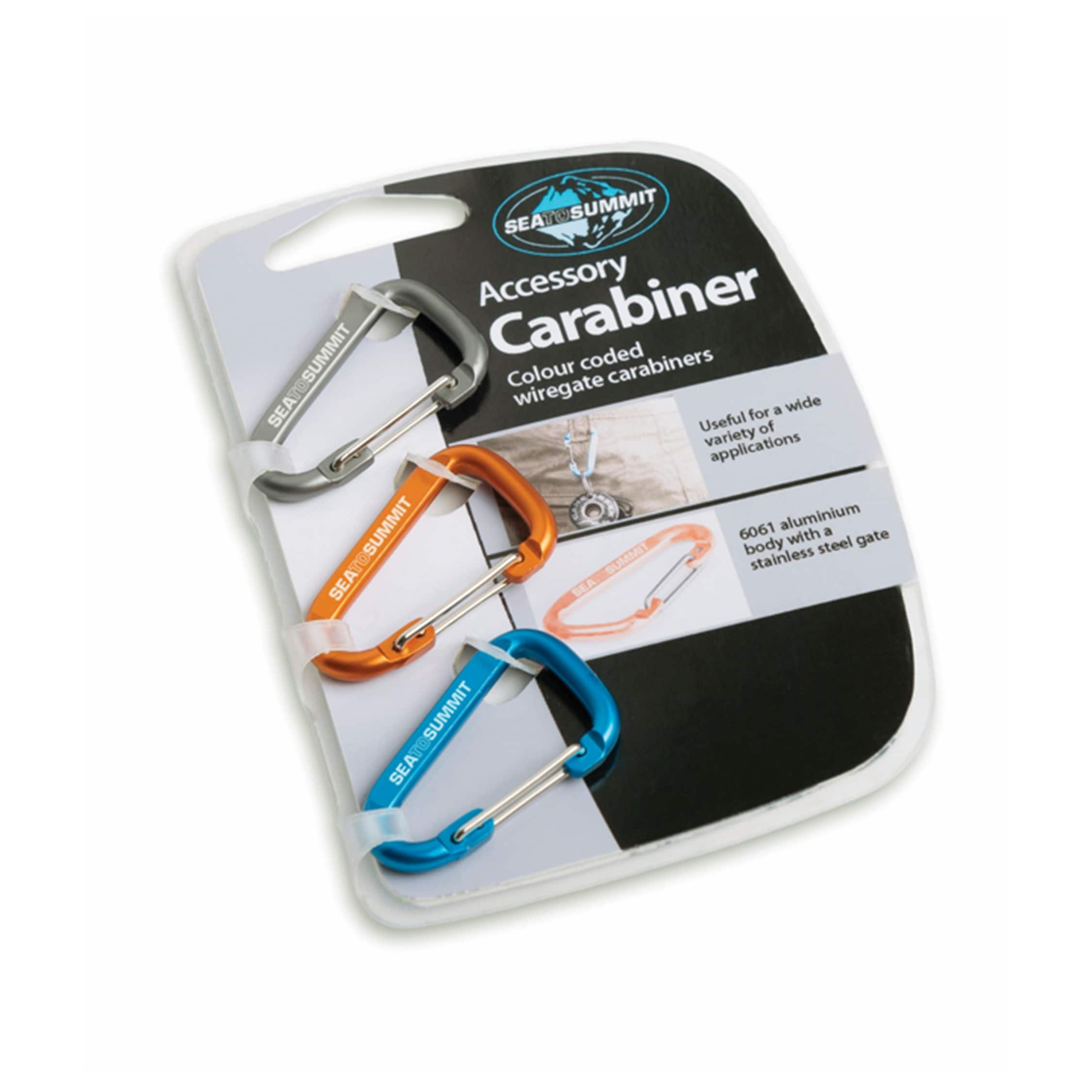 Sea To Summit Carabiner 3pk mixed