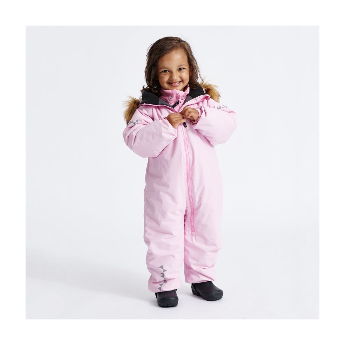 Isbjörn Toddler Padded Jumpsuit m/Faux Fur