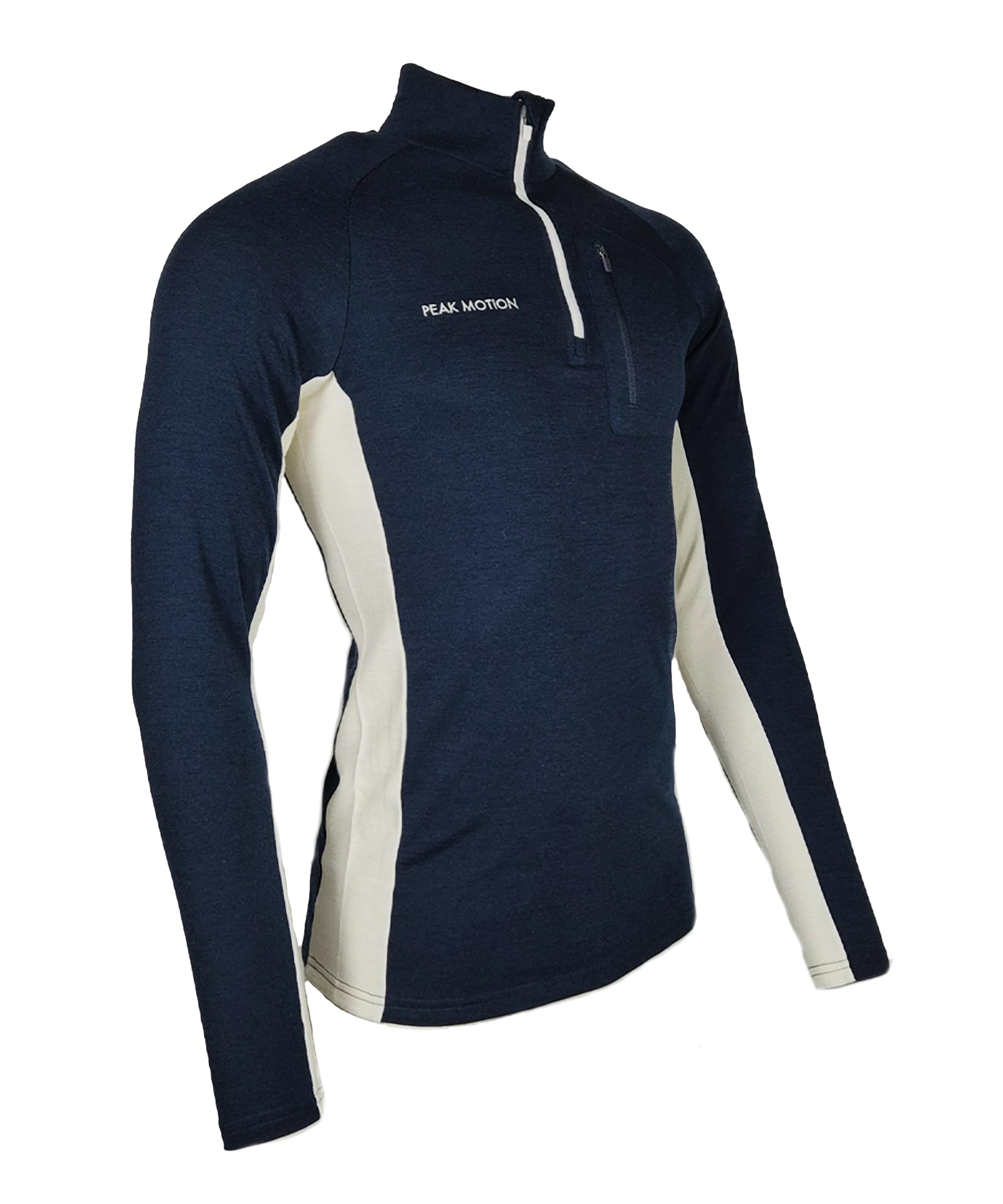 Peak Motion Fusion Wool Half Zip, Herre