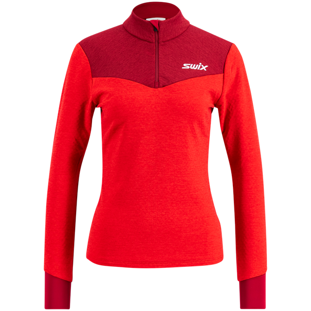 Swix Dynamic Midlayer Half Zip, Dame